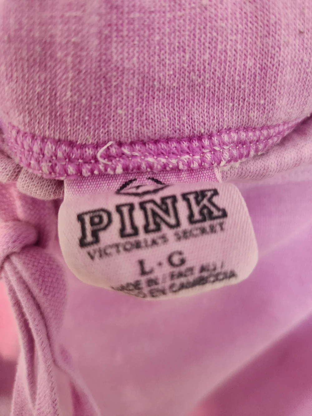PINK Victoria's Secret Lavender Y2K Wide Leg Sweatpants, Womens, Oversized Large - Picture 5 of 7